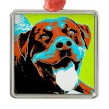 Ljust och roligt Rottweiler porträtt