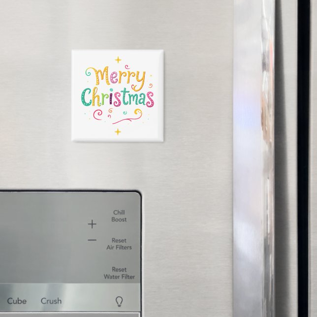 Ljust och svalt God Jul Magnet (In Situ (Fridge))