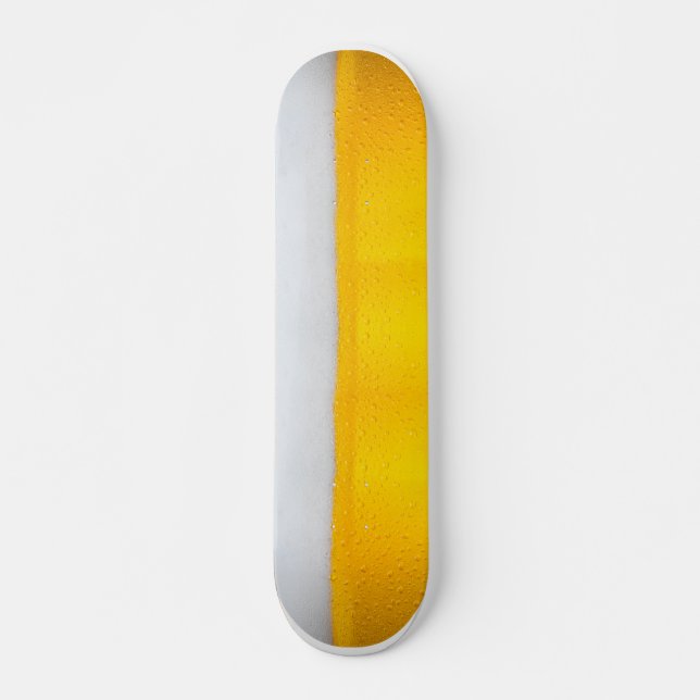 Ljust öl med skum skateboard bräda 20 cm (Framsida)