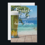 Ljust ölglas på stranden inbjudningar<br><div class="desc">Inbjudan till möhippa. Ljust ölglas på stranden</div>