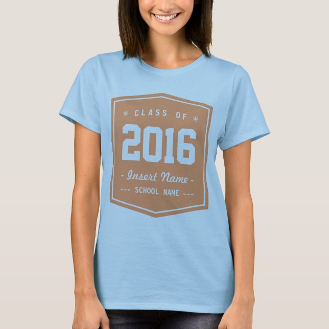 Ljust - orangecoolan klassificerar tee shirt (Framsida)