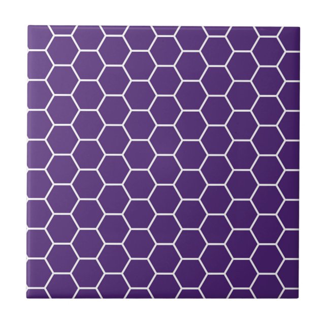 Ljust purpurfärgat geometriskt kakelplatta (Framsidan)