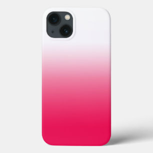 Ljust röd och vit sommar gradient ombré
