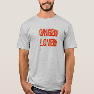 Ljust rödbrun älskare tee shirt