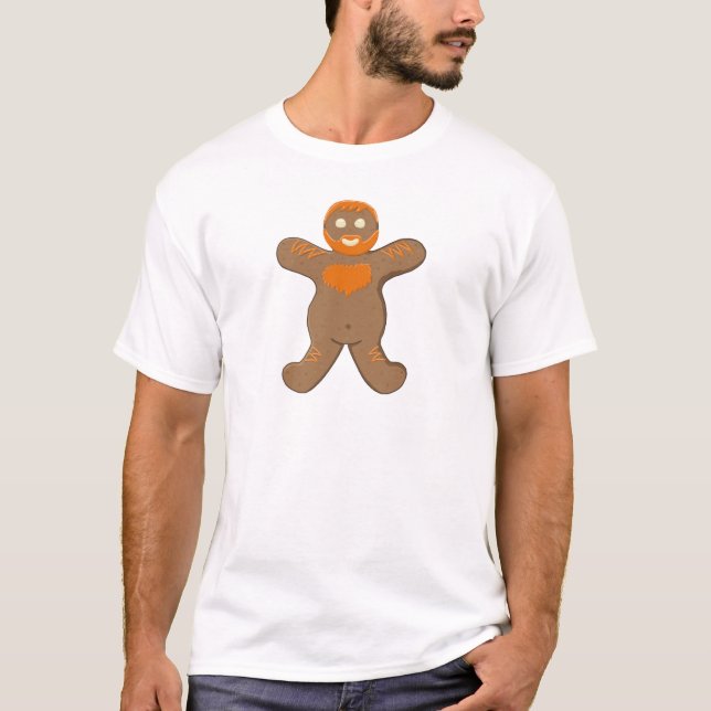 Ljust rödbrun björnman t shirt (Framsida)