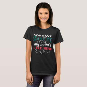 Ljust rödbrun Head kvinnagåva för rolig röd He T Shirt