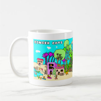 LJUST RÖDBRUN KATTMUGG KAFFEMUGG