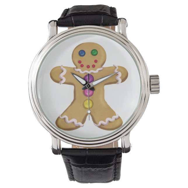 Ljust rödbrun man armbandsur (Framsida)