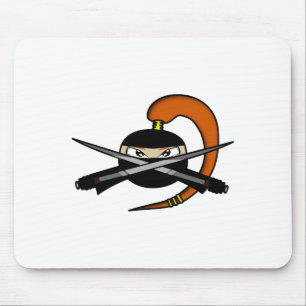 Ljust rödbrun Ninja figur 2 Musmatta