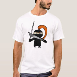 Ljust rödbrun Ninja figur 3 - stor Pic T-shirt
