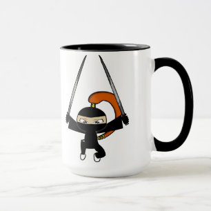Ljust rödbrun Ninja figur 4 Mugg