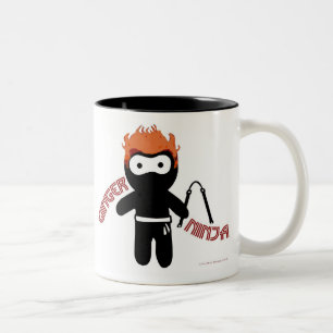 Ljust rödbrun Ninja mugg