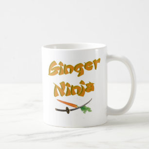 Ljust rödbrun Ninja mugg 2