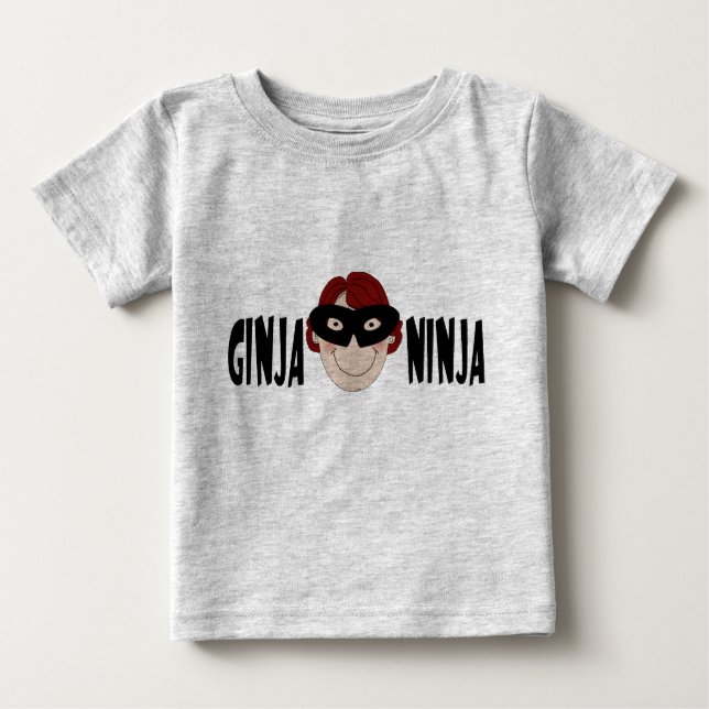Ljust rödbrun Ninja Tee (Framsida)