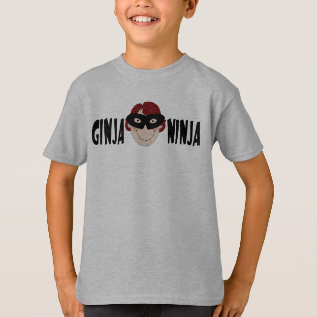 Ljust rödbrun Ninja Tee (Framsida)