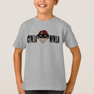Ljust rödbrun Ninja Tee Shirt