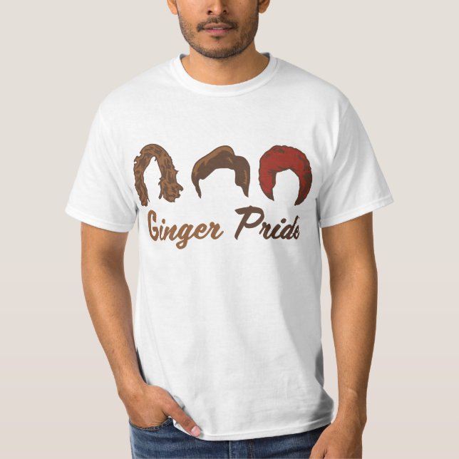 Ljust rödbrun PRIDE T-shirt (Framsida)