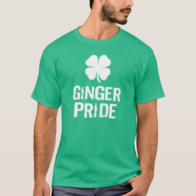 Ljust rödbrun pride tee (Framsida)