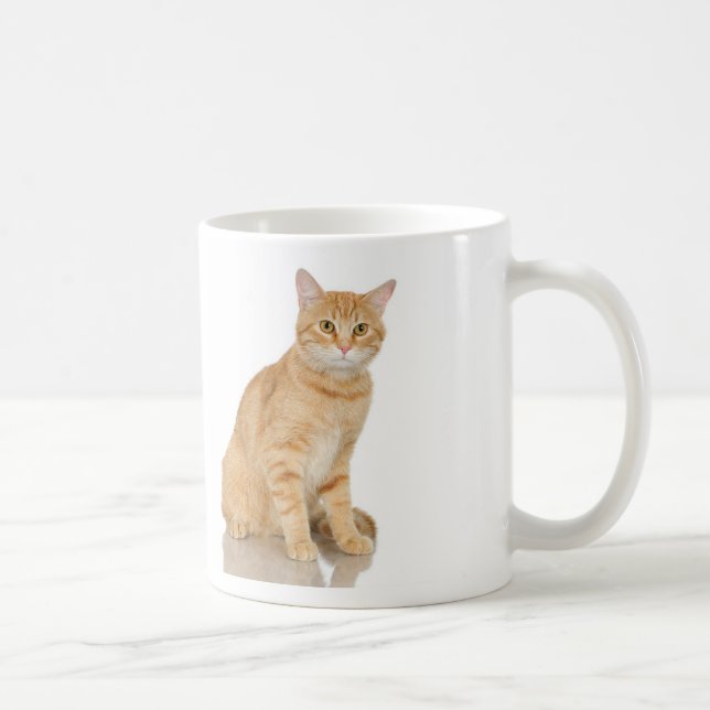 Ljust rödbrun Tabby Kaffemugg (Höger)