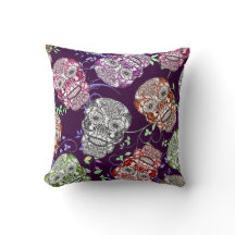 Ljust roligt utsmyckat döskallartygtryck