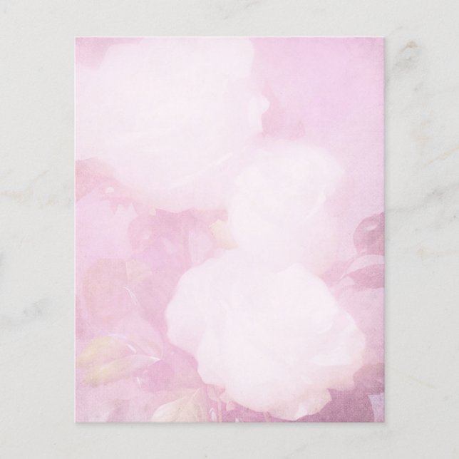 Ljust Rosa Blommigt Scrapbookpapper (Framsida)