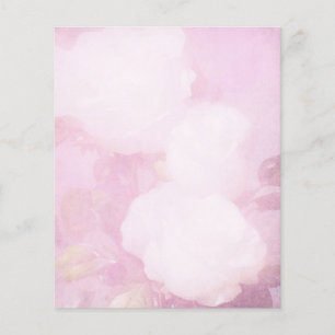Ljust Rosa Blommigt Scrapbookpapper