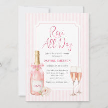 Ljust rosa champagne Bröllopsdusch