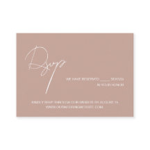 Ljust rosa elegant bröllopswebbplats RSVP