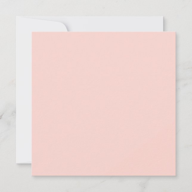 Ljust rosa enfärgad färg  kort (Framsida)