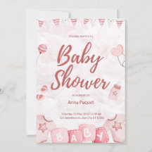 Ljust Rosa Illustrativt Akvarell Barnslig Modernt