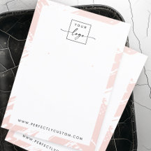 Ljust  rosa---kort för öronring av visning