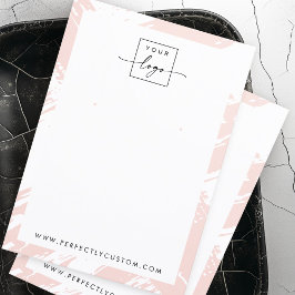 Ljust  rosa---kort för öronring av visning visitkort