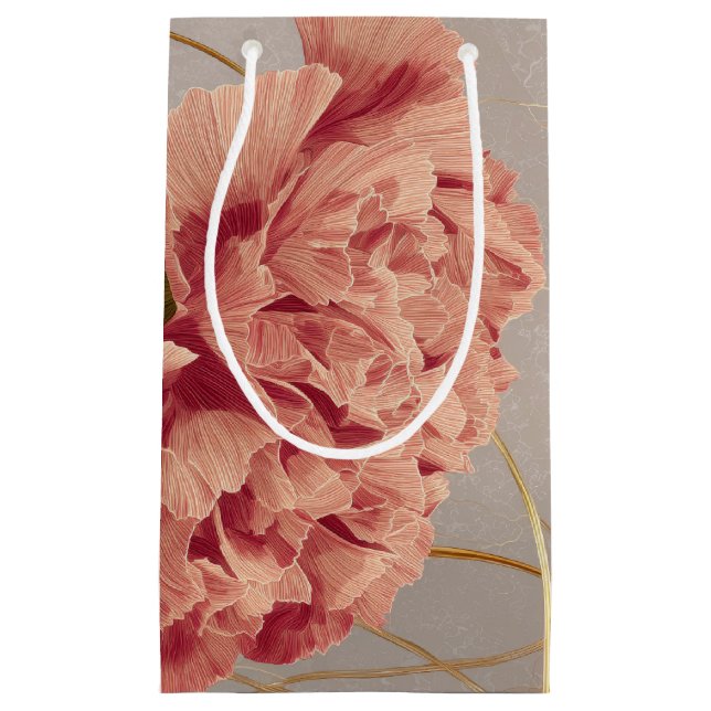 Ljust rosa nejlikor Blommig Guld (Framsidan)