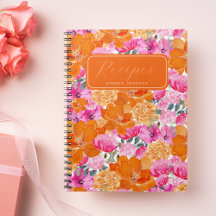Ljust rosa och orange blomsterbröllopsfestrecept