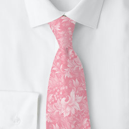 Ljust Rosa Ornamentalt Botaniskt Slips