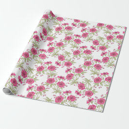 Ljust Rosa Ros Bröllop Presentpapper