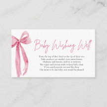 Ljust rosa rosett Baby Önskebrunn Baby Shower