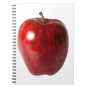 Ljust rött - läckra Apple Anteckningsbok