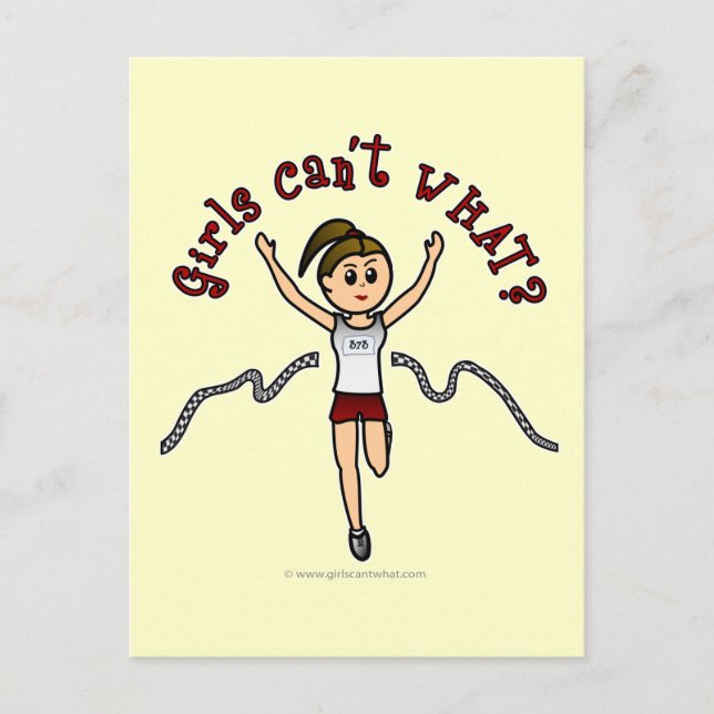 Ljust Springer i Red Uniform Vykort (Framsida)