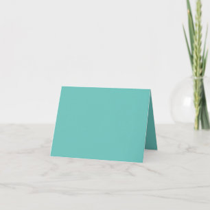 Ljust Teal #6 BC388-mappat tackkort