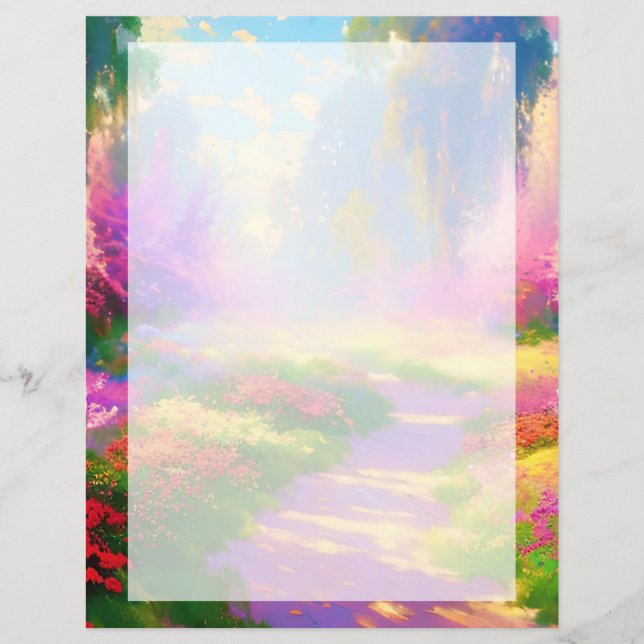 Ljust trädgård (Framsida)