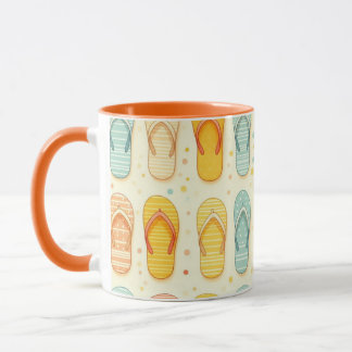 Ljustig flip-flops mugg