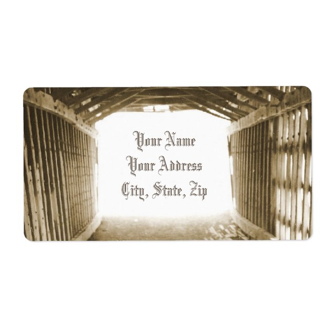 Ljustunnel Fraktsedel (Framsidan)