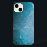 Ljusturkos Abstrakt Ice<br><div class="desc">Stäng foto av färgadens is. Design inspirerad av naturen - gjord i Norge.</div>