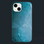 Ljusturkos Abstrakt Ice<br><div class="desc">Stäng foto av färgadens is. Design inspirerad av naturen - gjord i Norge.</div>