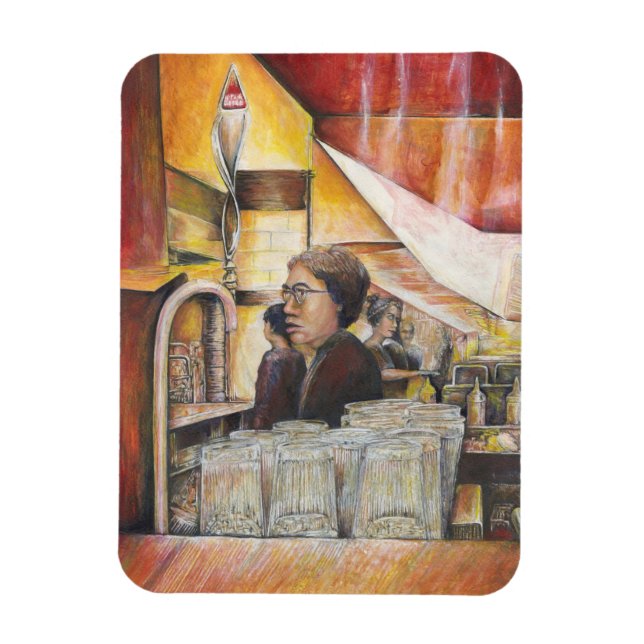 Ljusuttryck för lidenschaftliga känslor magnet (Vertikal)