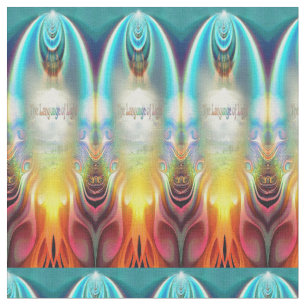 Ljusvibrationernas språk Tapet roll Tyg