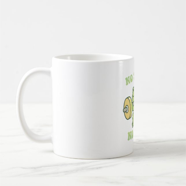 Ljusvikter utan kvadrater Ingen Booty Kaffemugg (Vänster)