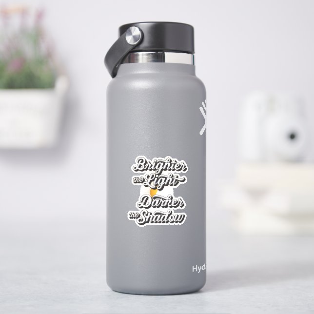 Ljusvinylmärket Klistermärken (HydroFlask)