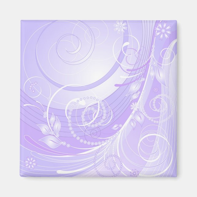 ljusviolett vinter magnet (Framsidan)